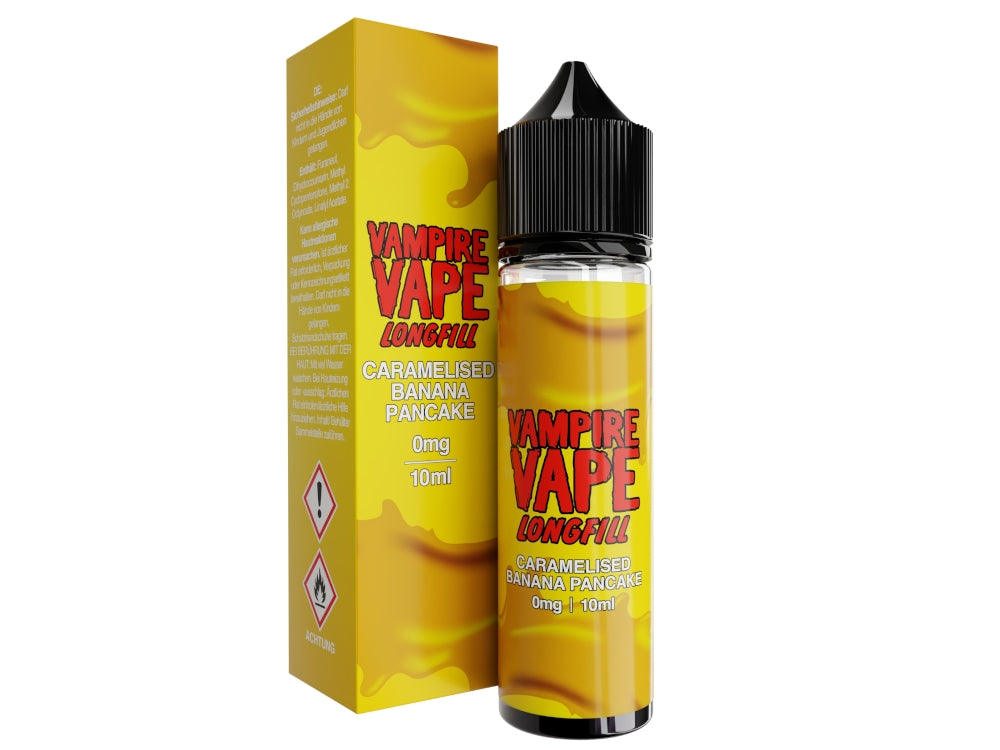 Vampire Vape - Dessert Collection - Caramelised Banana Pancake - 10ml Longfill Aroma (60ml Flasche)