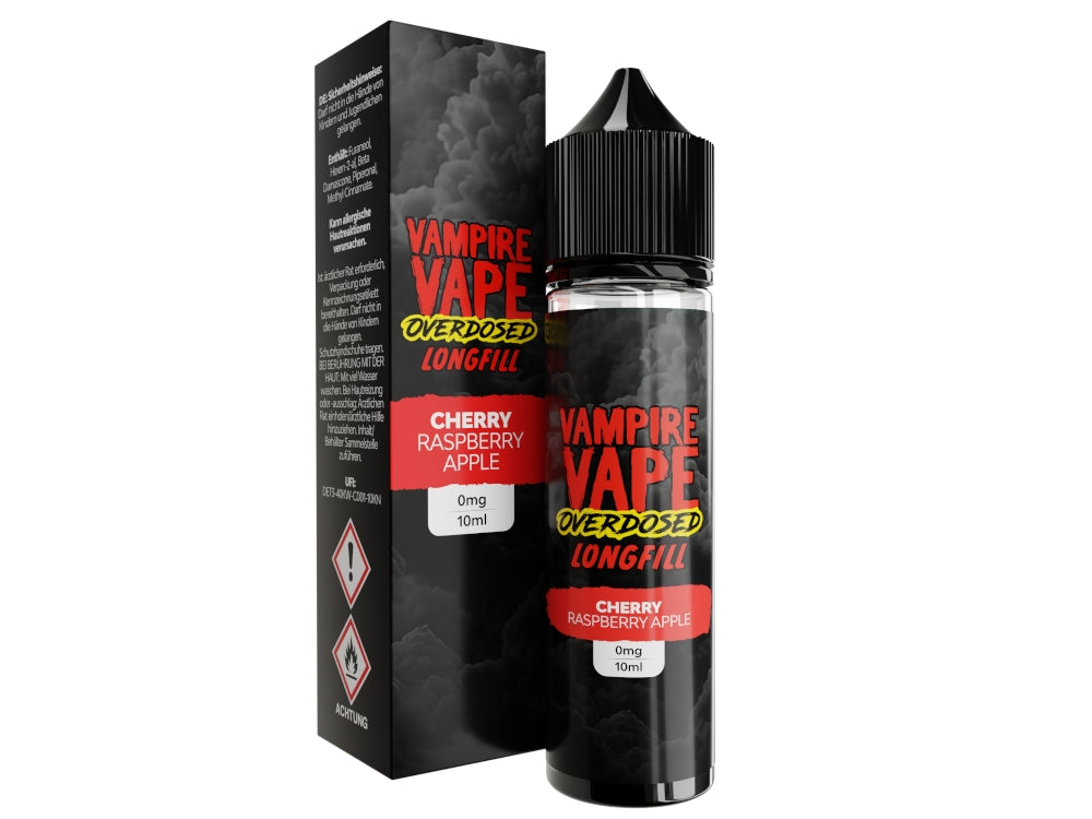 Vampire Vape - Overdosed - Cherry Raspberry Apple - Longfill Aroma 10ml (60ml Flasche)