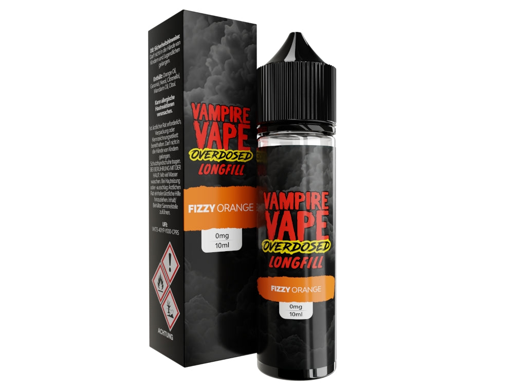 Vampire Vape - Overdosed - Fizzy Orange - Longfill Aroma 10ml (60ml Flasche)