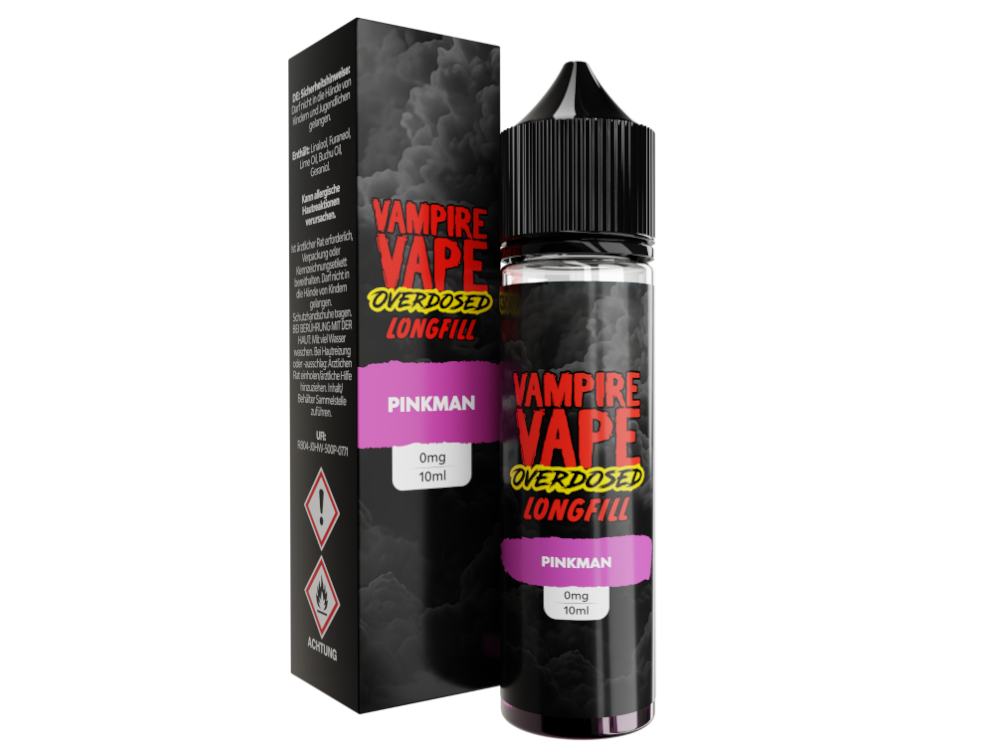 Vampire Vape - Overdosed - Pinkman - 10ml Longfill Aroma (60ml Flasche)