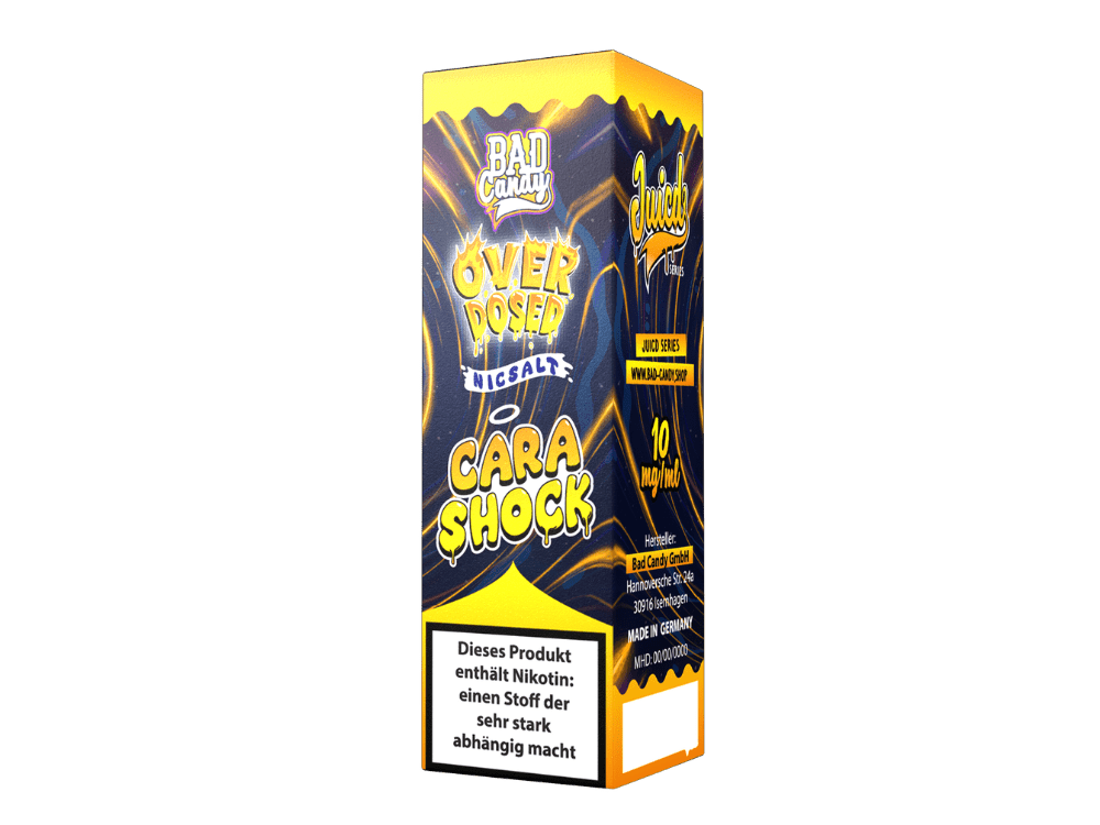 Bad Candy Liquids - Juicd - Cara Shock - 10ml Fertigliquid (Nikotinsalz) - Cara Shock 1er Packung 10 mg/ml - Vapes4you
