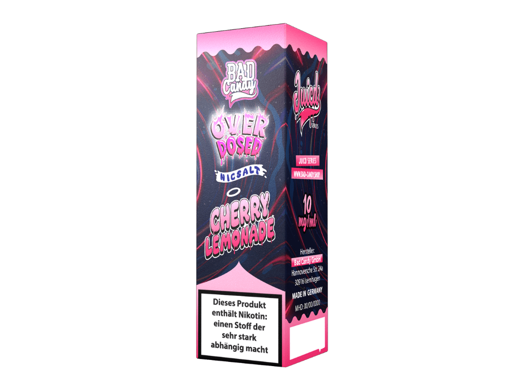 Bad Candy Liquids - Juicd - Cherry Lemonade - 10ml Fertigliquid (Nikotinsalz) - Cherry Lemonade 1er Packung 10 mg/ml - Vapes4you