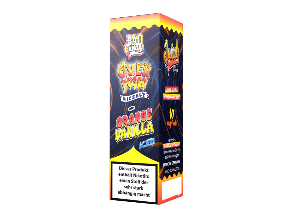 Bad Candy Liquids - Juicd - Orange Vanilla - 10ml Fertigliquid (Nikotinsalz) - Orange Vanilla 1er Packung 10 mg/ml - Vapes4you