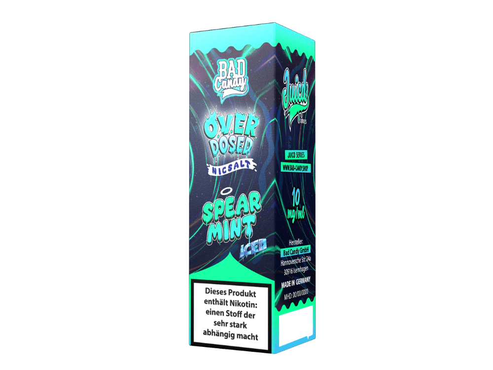 Bad Candy Liquids - Juicd - Spearmint - 10ml Fertigliquid (Nikotinsalz) - Spearmint 1er Packung 10 mg/ml - Vapes4you