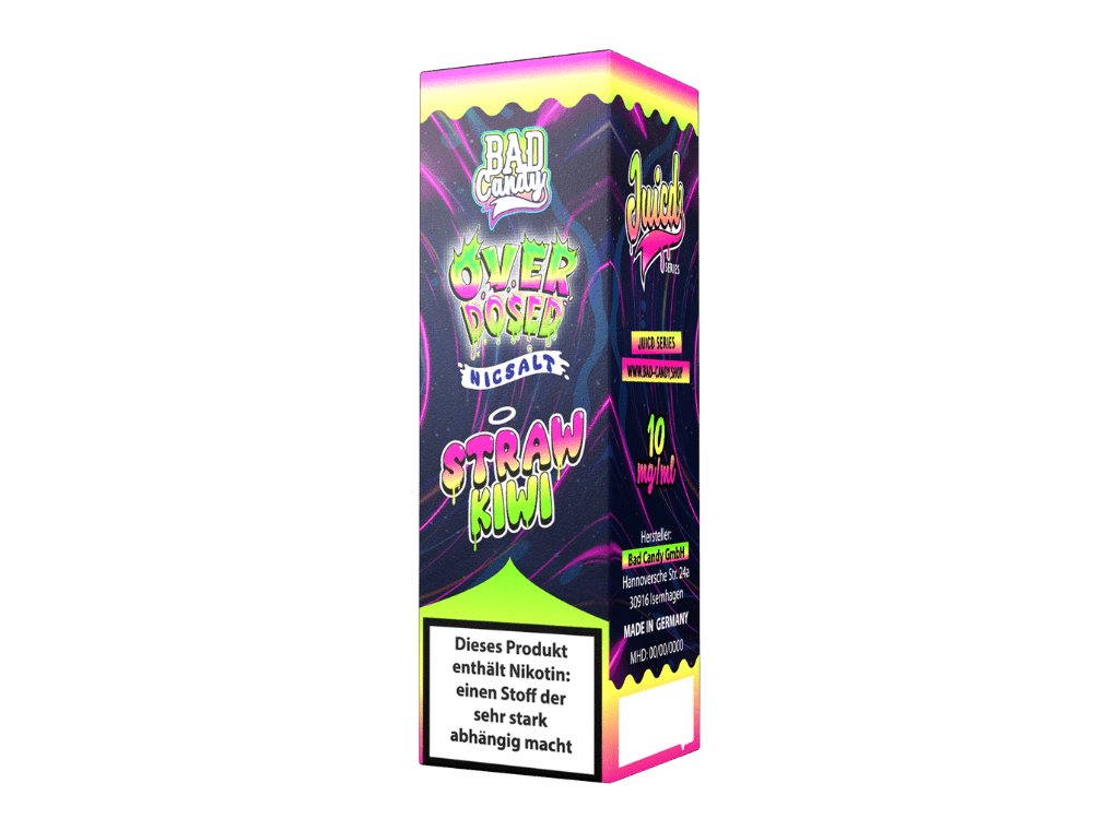 Bad Candy Liquids - Juicd - Straw Kiwi - 10ml Fertigliquid (Nikotinsalz) - Straw Kiwi 1er Packung 10 mg/ml - Vapes4you