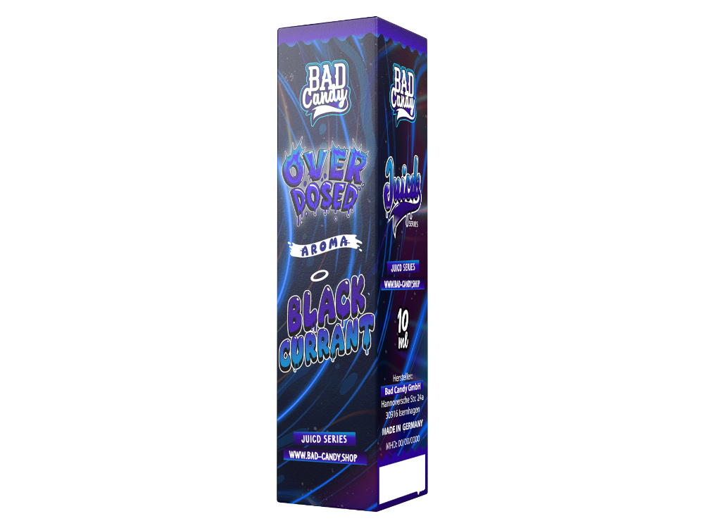 Bad Candy Liquids - Juicd - Blackcurrant - Longfill Aroma 10ml (60ml Flasche)
