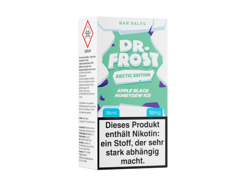 Dr. Frost - Arctic Edition - Apple Black Honeydew Ice - 10ml Fertigliquid (Nikotinsalz) - Apple Black Honeydew Ice 1er Packung 10 mg/ml - Vapes4you