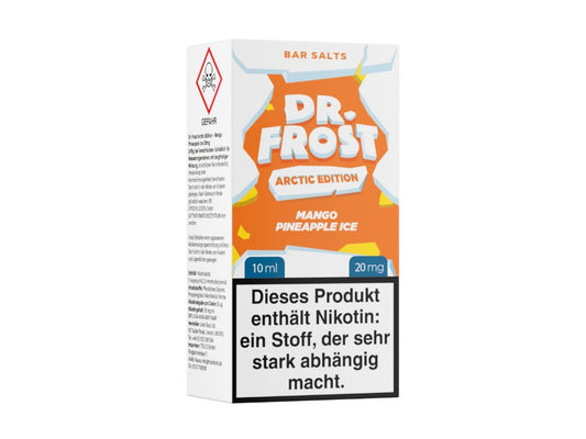 Dr. Frost - Arctic Edition - Mango Pineapple Ice - 10ml Fertigliquid (Nikotinsalz) - Mango Pineapple Ice 1er Packung 20 mg/ml - Vapes4you