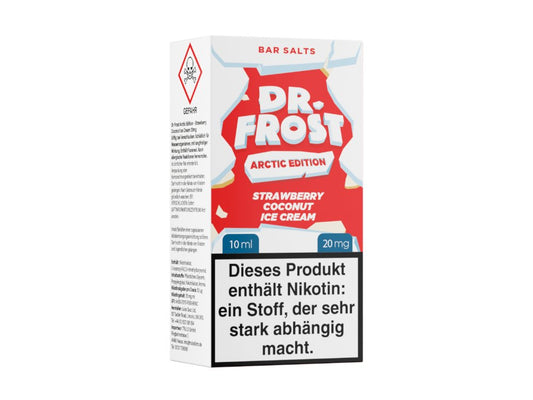 Dr. Frost - Arctic Edition - Strawberry Coconut Ice Cream - 10ml Fertigliquid (Nikotinsalz) - Strawberry Coconut Ice Cream 1er Packung 20 mg/ml - Vapes4you