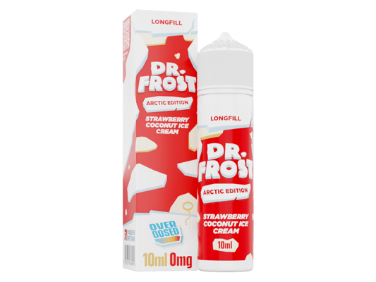Dr. Frost - Arctic Edition - Strawberry Coconut Ice Cream - Longfill Aroma 10ml (60ml Flasche) - Strawberry Coconut Ice Cream 1er Packung - Vapes4you