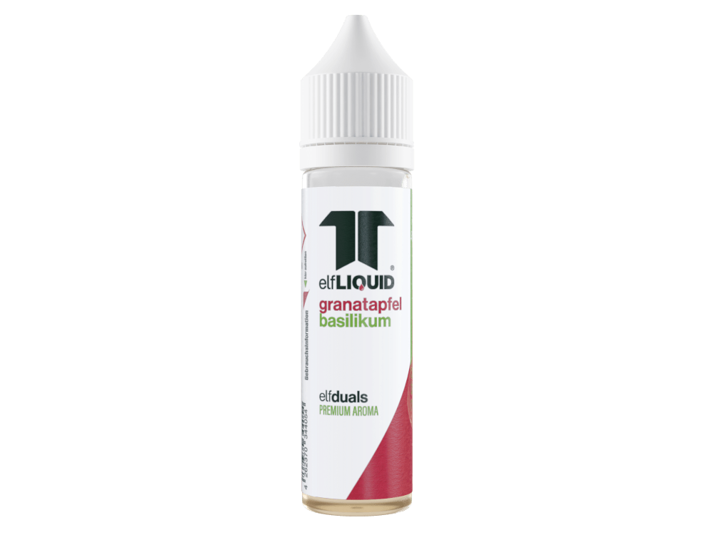 Elf - Liquid - Dual - Granatapfel - Basilikum - Longfill Aroma 10ml (60ml Flasche) - Granatapfel - Basilikum 1er Packung - Vapes4you