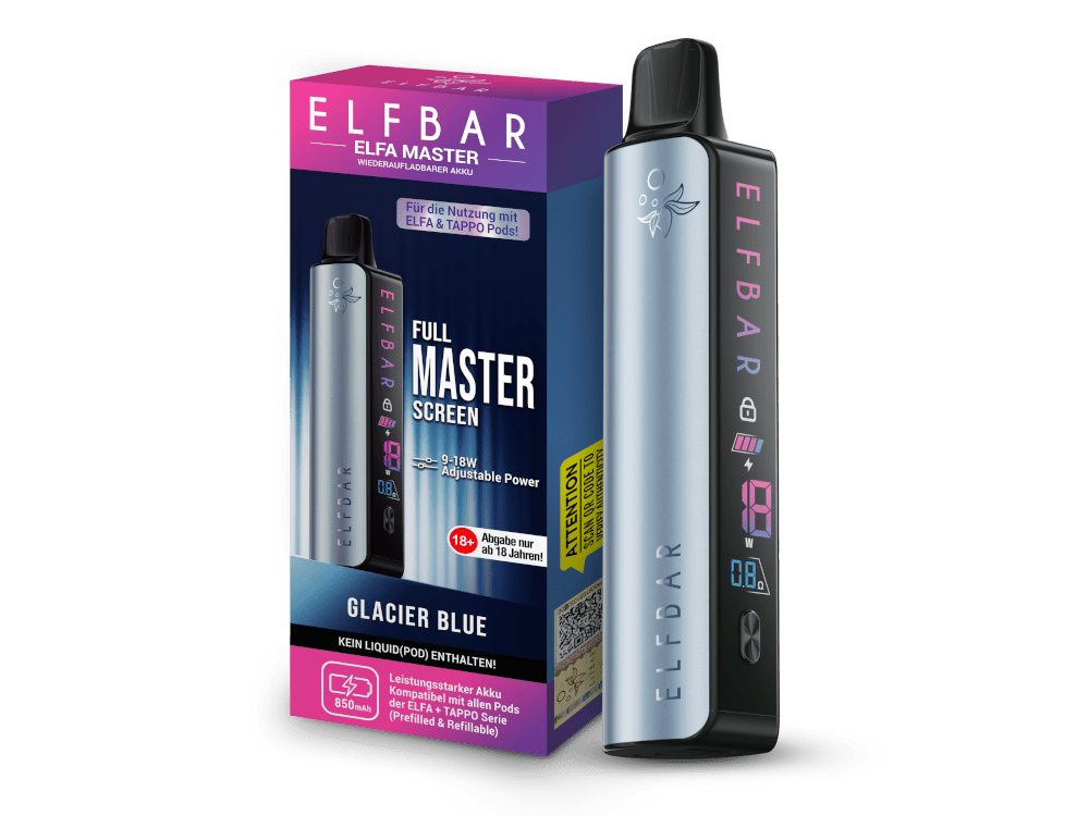 Elfbar - Elfa Master - 850mh Akku (für Prefilled Pods) - blau 1er Packung - Vapes4you