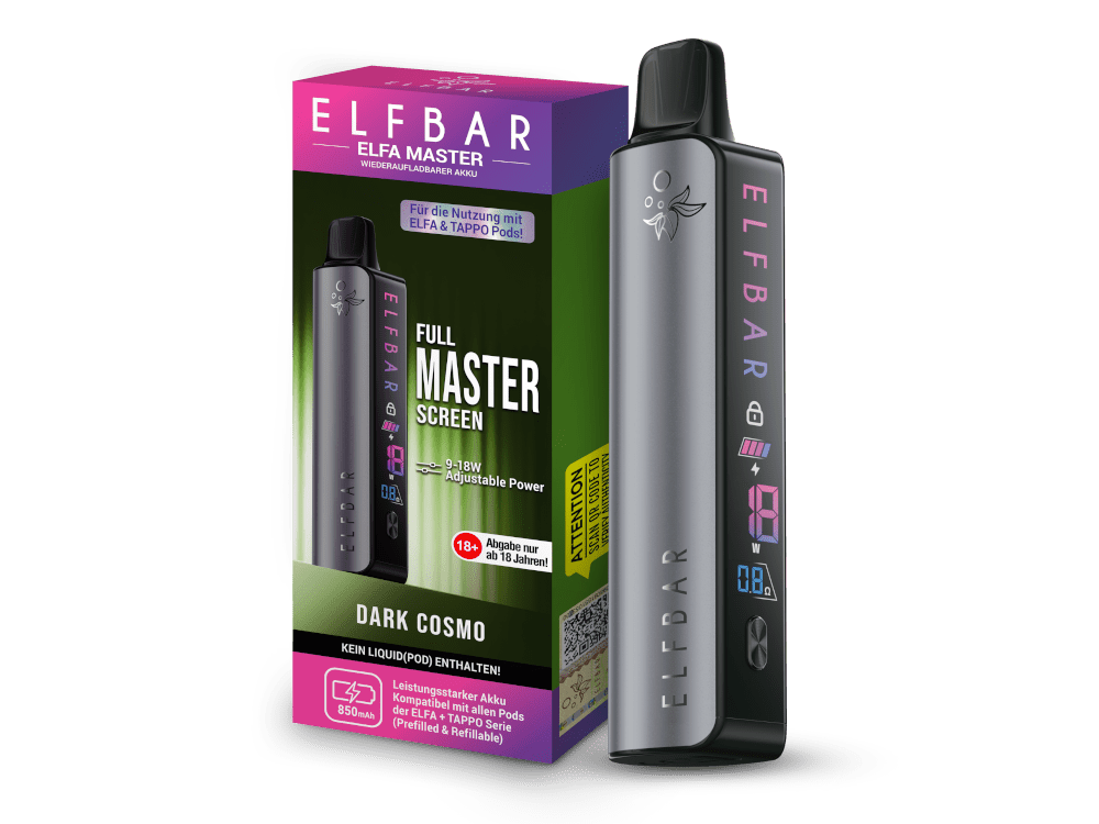Elfbar - Elfa Master - 850mh Akku (für Prefilled Pods) - grau 1er Packung - Vapes4you