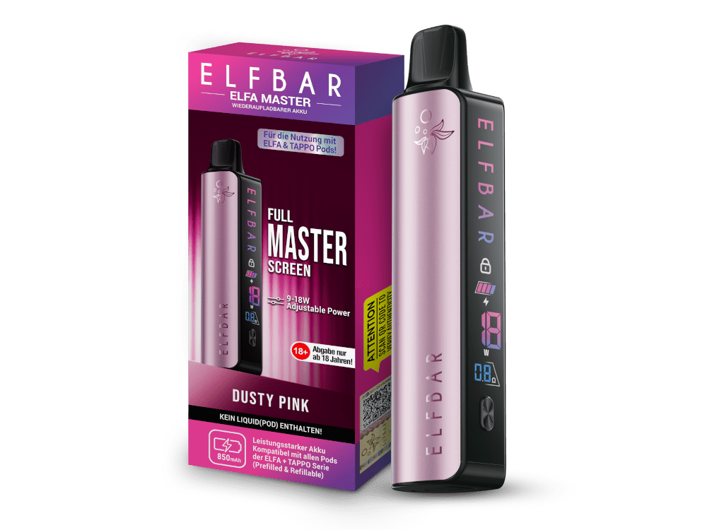 Elfbar - Elfa Master - 850mh Akku (für Prefilled Pods) - pink 1er Packung - Vapes4you