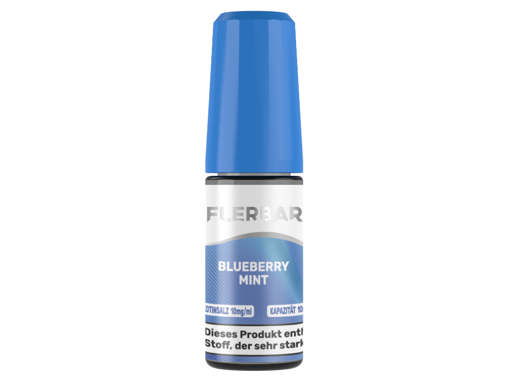 Flerbar Liquid - Blueberry Mint - 10ml Fertigliquid (Nikotinsalz) - Blueberry Mint 1er Packung 10 mg/ml - Vapes4you
