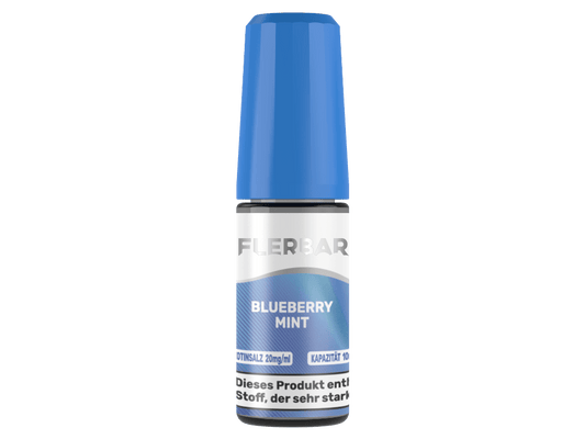 Flerbar Liquid - Blueberry Mint - 10ml Fertigliquid (Nikotinsalz) - Blueberry Mint 1er Packung 20 mg/ml - Vapes4you