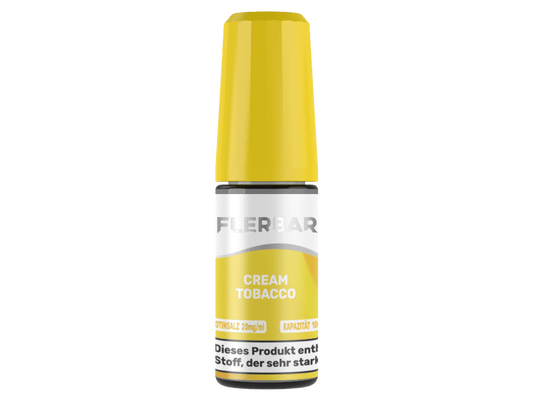 Flerbar Liquid - Cream Tobacco - 10ml Fertigliquid (Nikotinsalz) - Cream Tobacco 1er Packung 20 mg/ml - Vapes4you