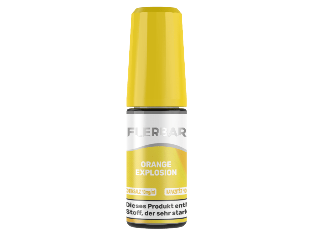 Flerbar Liquid - Orange Explosion - 10ml Fertigliquid (Nikotinsalz) - Orange Explosion 1er Packung 10 mg/ml - Vapes4you