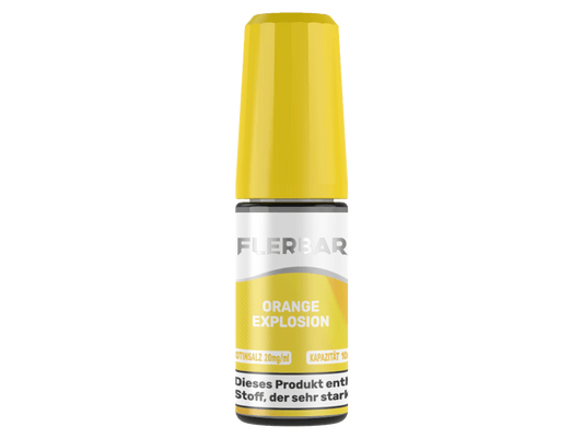 Flerbar Liquid - Orange Explosion - 10ml Fertigliquid (Nikotinsalz) - Orange Explosion 1er Packung 20 mg/ml - Vapes4you