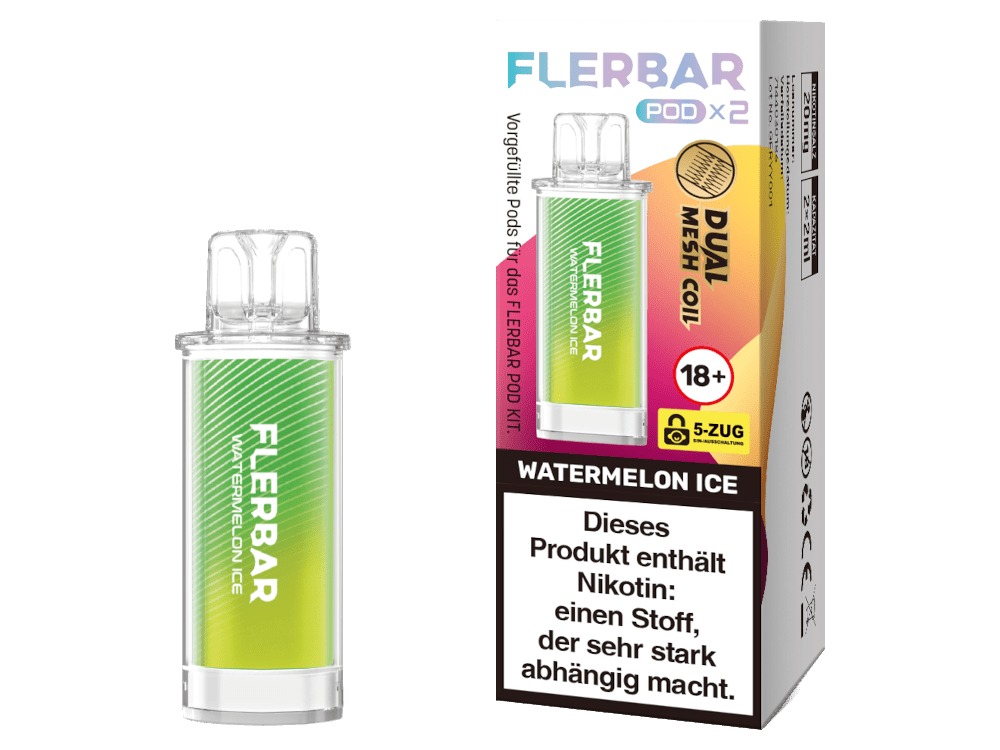 Flerbar - POD - 2ml Prefilled Pods (2 Stück) - Apple Ice 1er Packung - Vapes4you