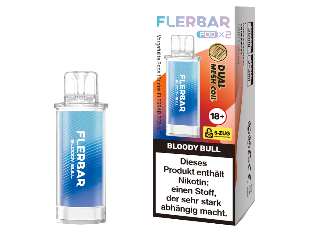 Flerbar - POD - 2ml Prefilled Pods (2 Stück) - Apple Ice 1er Packung - Vapes4you