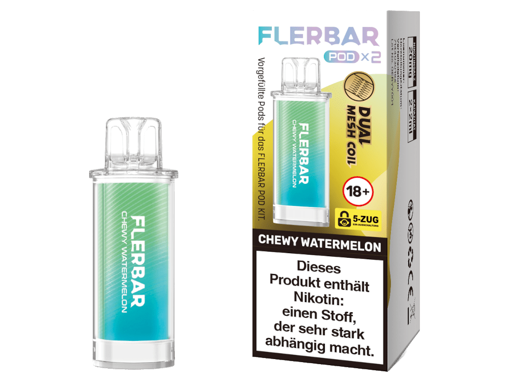 Flerbar - POD - 2ml Prefilled Pods (2 Stück) - Apple Ice 1er Packung - Vapes4you