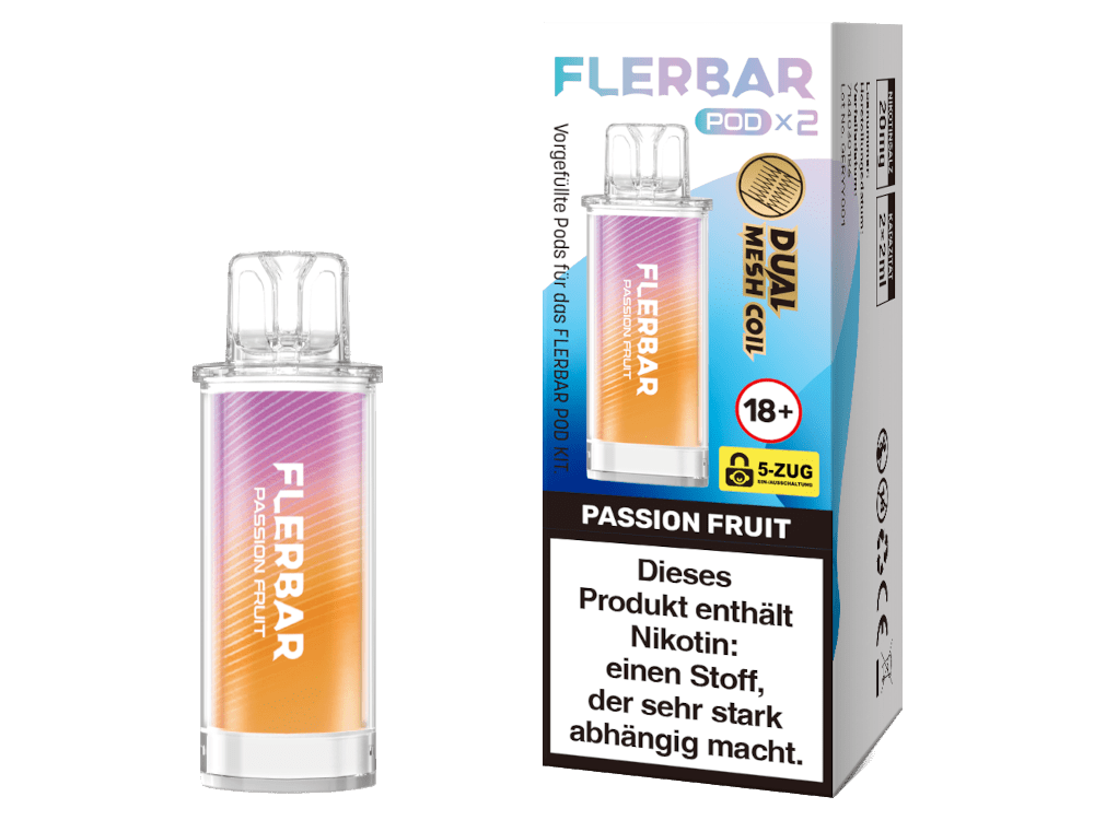Flerbar - POD - 2ml Prefilled Pods (2 Stück) - Apple Ice 1er Packung - Vapes4you