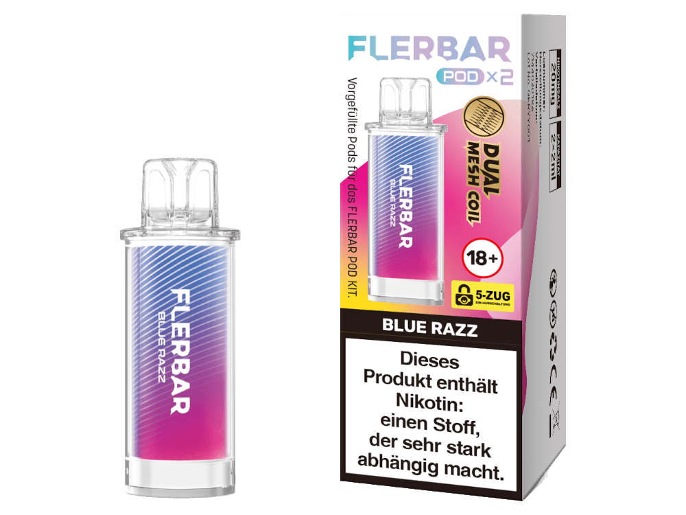 Flerbar - POD - 2ml Prefilled Pods (2 Stück) - Apple Ice 1er Packung - Vapes4you