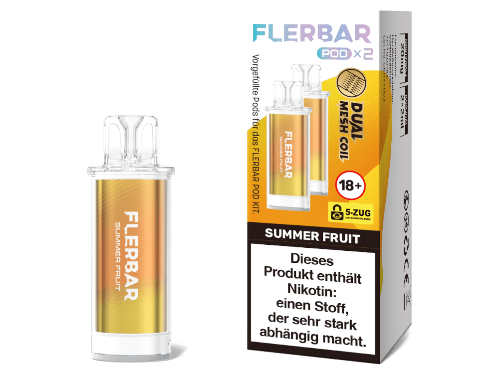 Flerbar - POD - 2ml Prefilled Pods (2 Stück) - Apple Ice 1er Packung - Vapes4you