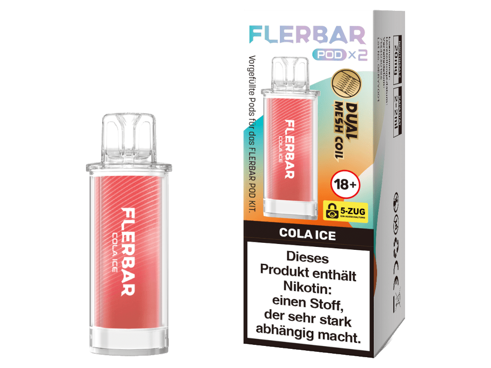 Flerbar - POD - 2ml Prefilled Pods (2 Stück) - Apple Ice 1er Packung - Vapes4you