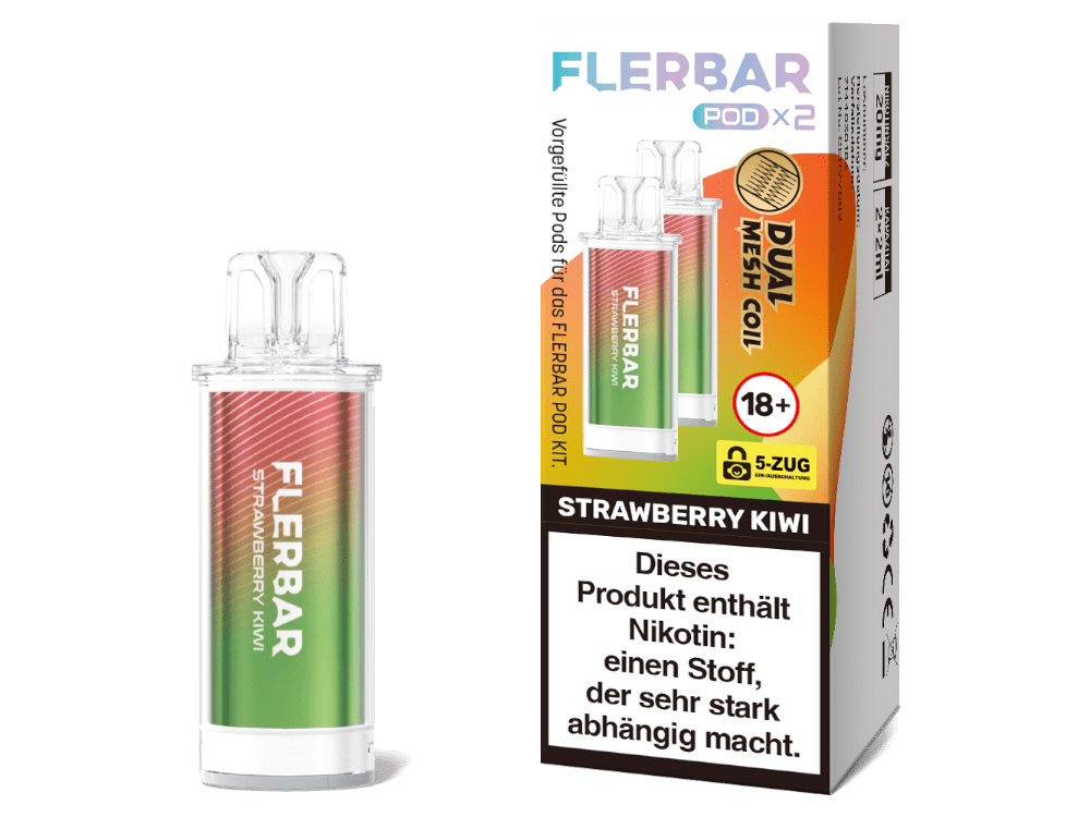 Flerbar - POD - 2ml Prefilled Pods (2 Stück) - Apple Ice 1er Packung - Vapes4you