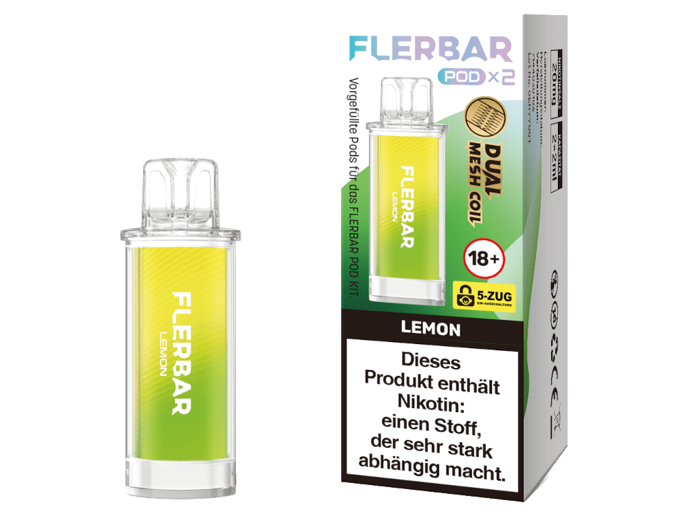 Flerbar - POD - 2ml Prefilled Pods (2 Stück) - Apple Ice 1er Packung - Vapes4you