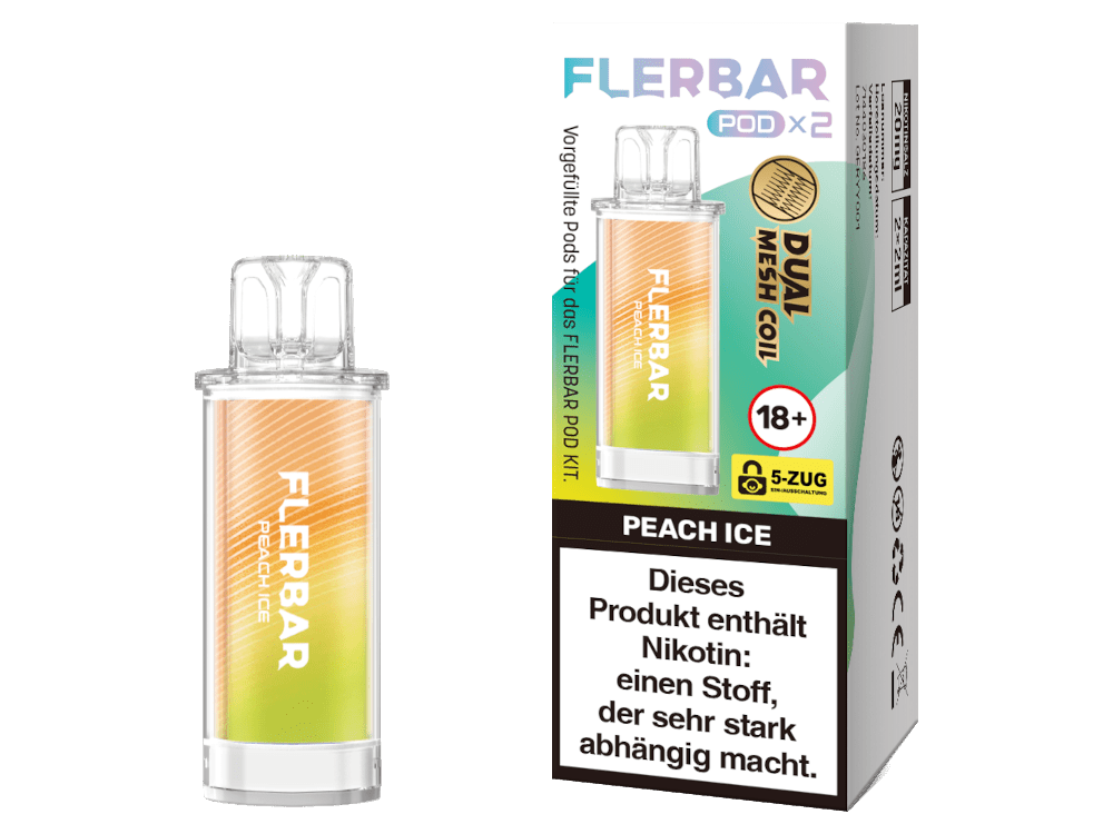 Flerbar - POD - 2ml Prefilled Pods (2 Stück) - Apple Ice 1er Packung - Vapes4you