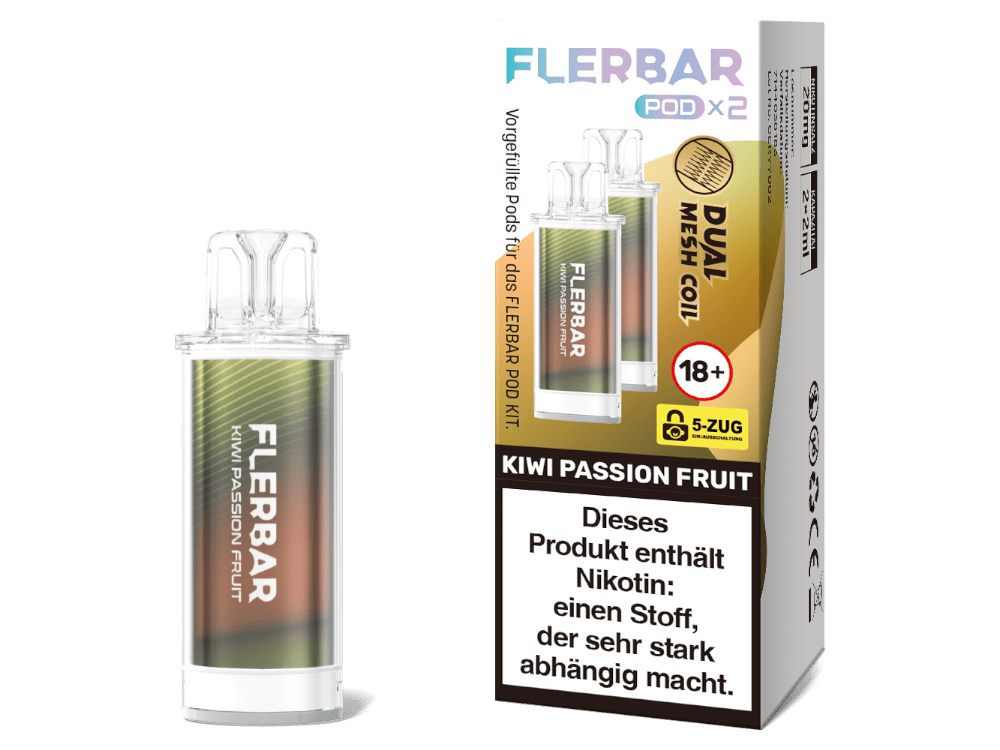 Flerbar - POD - 2ml Prefilled Pods (2 Stück) - Apple Ice 1er Packung - Vapes4you