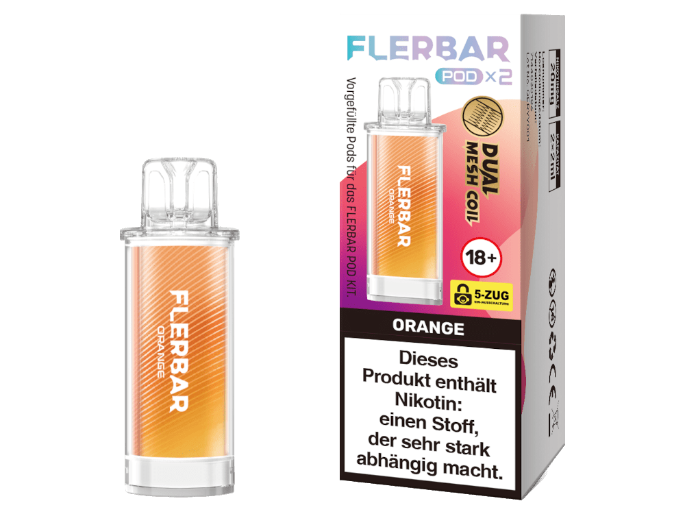 Flerbar - POD - 2ml Prefilled Pods (2 Stück) - Apple Ice 1er Packung - Vapes4you