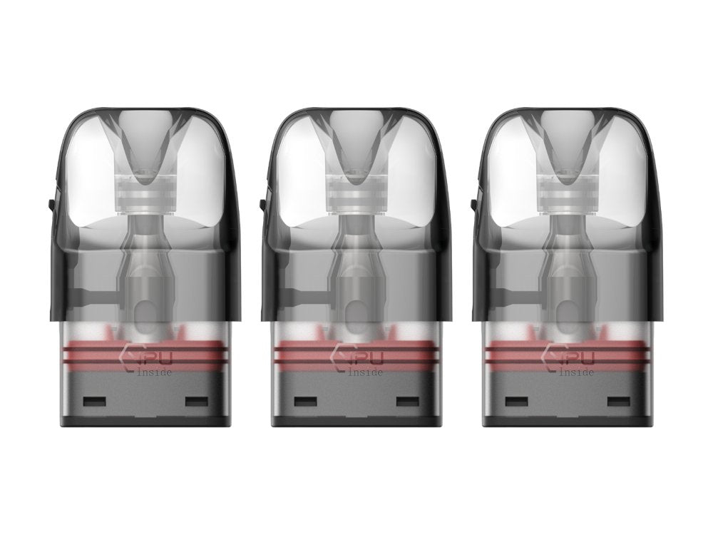 GeekVape - Q - 2ml/3ml Cartridges mit Head 0,2/0,4/0,6/0,8/1,2 Ohm (3 Stück pro Packung) - 3 ml 1er Packung 0,4 Ohm - Vapes4you