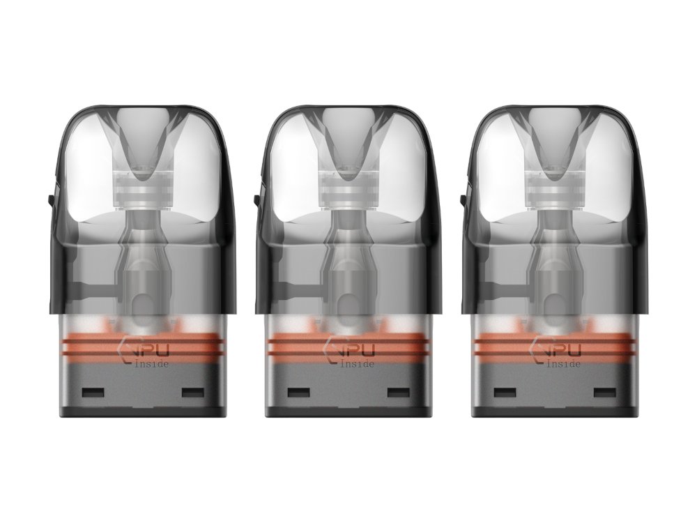 GeekVape - Q - 2ml/3ml Cartridges mit Head 0,2/0,4/0,6/0,8/1,2 Ohm (3 Stück pro Packung) - 3 ml 1er Packung 0,6 Ohm - Vapes4you