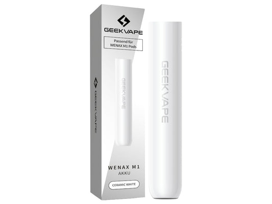 GeekVape - Wenax M1 - 800mAh Akku (für Prefilled Pods) - weiß 1er Packung - Vapes4you