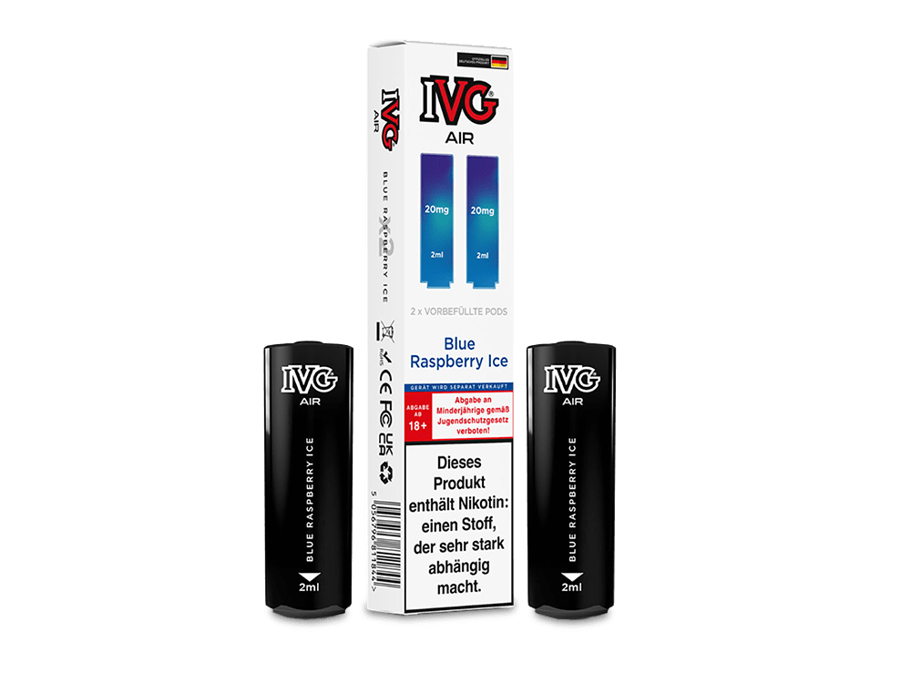 IVG - AIR - 2ml Prefilled Pods (2 Stück) - Blue Raspberry Ice 1er Packung 20 mg/ml - Vapes4you