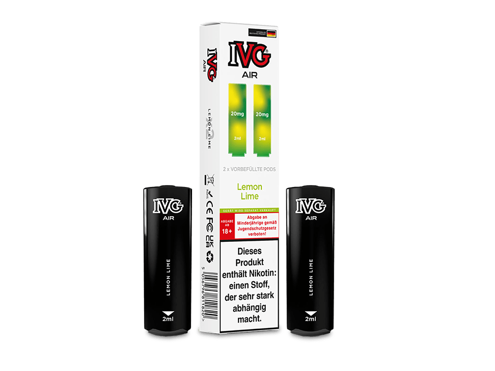 IVG - AIR - 2ml Prefilled Pods (2 Stück) - Lemon Lime 1er Packung 20 mg/ml - Vapes4you