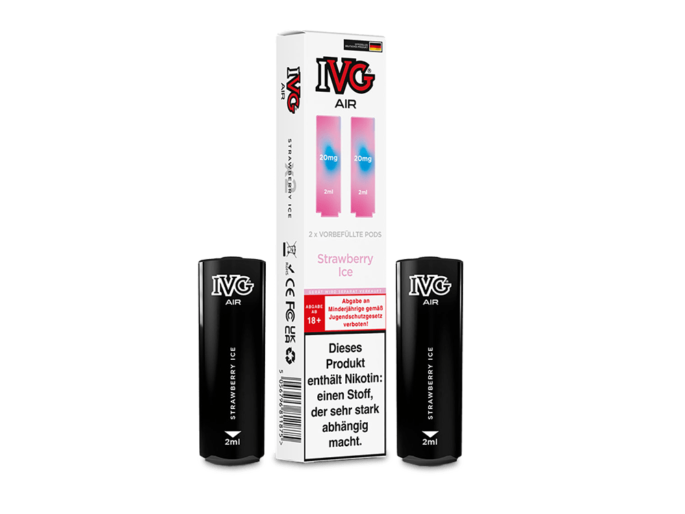IVG - AIR - 2ml Prefilled Pods (2 Stück) - Strawberry Ice 1er Packung 20 mg/ml - Vapes4you