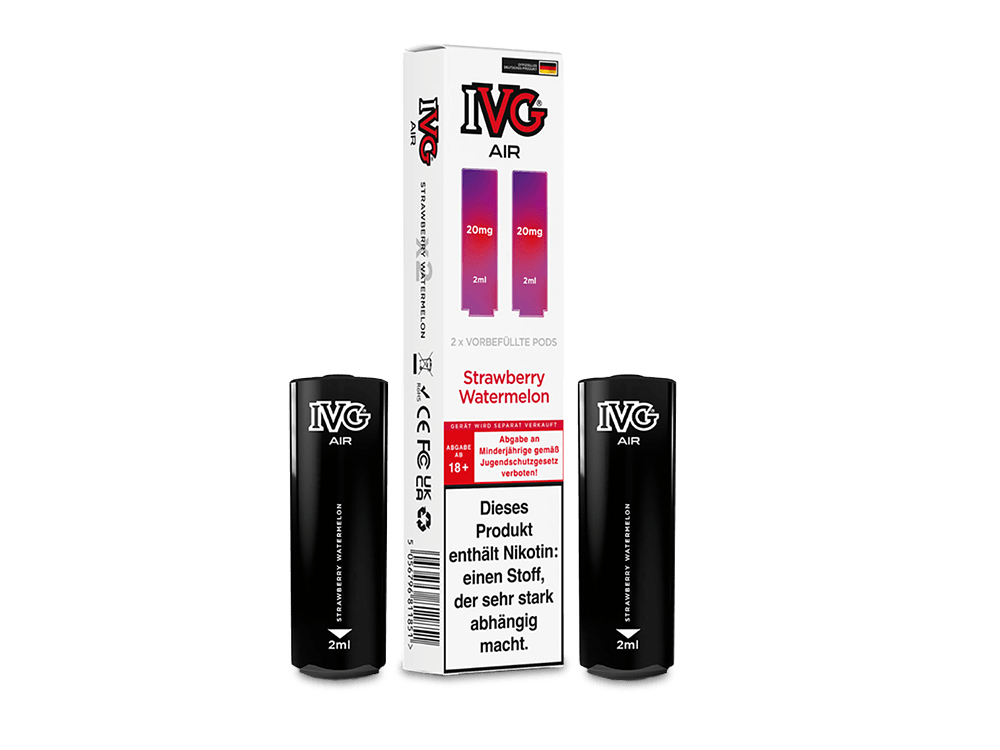 IVG - AIR - 2ml Prefilled Pods (2 Stück) - Strawberry Watermelon 1er Packung 20 mg/ml - Vapes4you