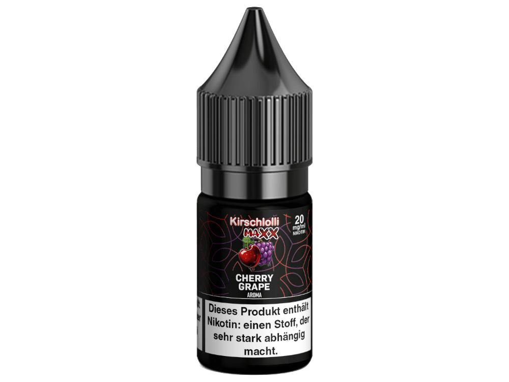 Kirschlolli - Maxx - Cherry Grape - 10ml Fertigliquid (Nikotinsalz) - Cherry Grape 1er Packung 20 mg/ml - Vapes4you