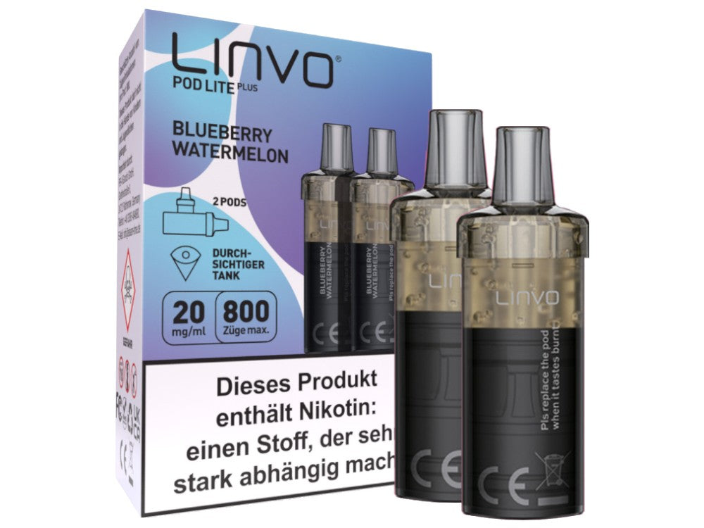 Linvo - Pod Lite Plus - 2ml Prefilled Cartridge (2 Stück)