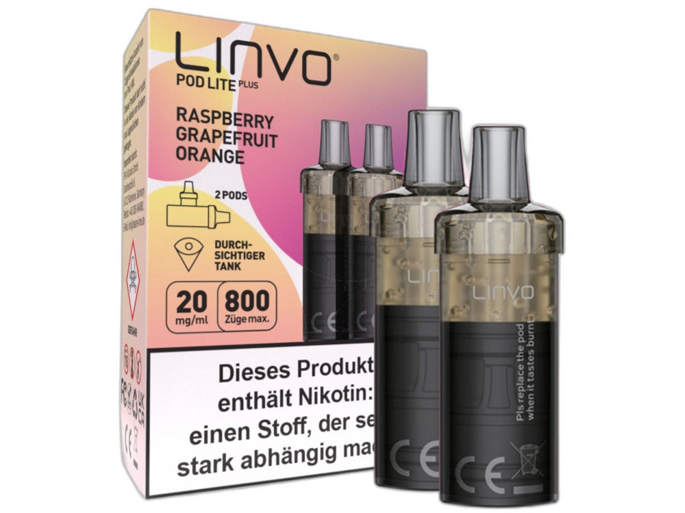 Linvo - Pod Lite Plus - 2ml Prefilled Cartridge (2 Stück)