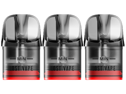 Lost Vape - E Plus - 3ml Dual Mesh Pods mit Head (3 Stück) - 1er Packung 0,6 Ohm - Vapes4you