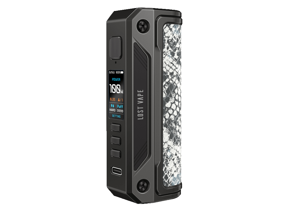 Lost Vape - Thelema Solo - 100 Watt Akkuträger - schwarz - carbon 1er Packung - Vapes4you