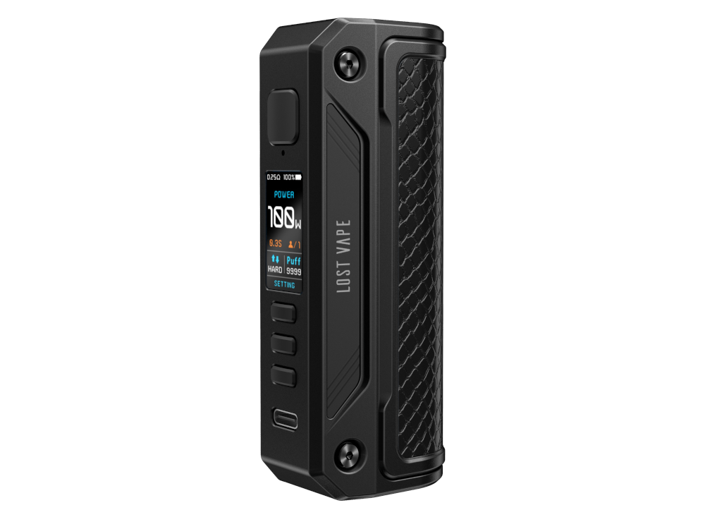 Lost Vape - Thelema Solo - 100 Watt Akkuträger - schwarz - carbon 1er Packung - Vapes4you