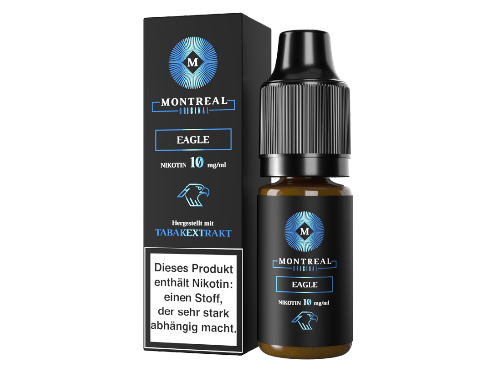 Montreal Original - Eagle - 10ml Fertigliquid (Nikotinsalz) - Eagle 1er Packung 10 mg/ml - Vapes4you
