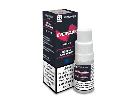 Overvape - Double Raspberry - 10ml Fertigliquid (Nikotinsalz) - Double Raspberry 1er Packung 20 mg/ml - Vapes4you